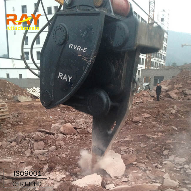 Principio de funcionamiento del martillo hidráulico, martillo hidráulico para excavadora cat 320, martillo vibrador montado en excavadora